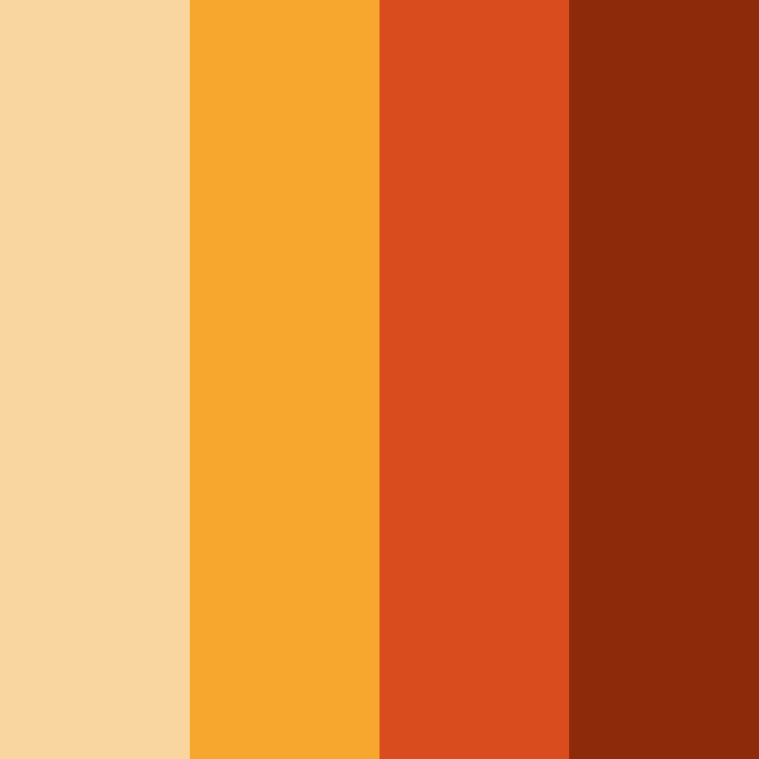 Download szechuan sunset color palette PNG image (square)