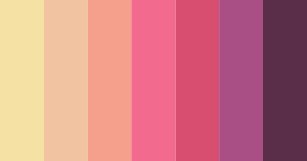 Download blushing boudoir color palette PNG image (landscape)
