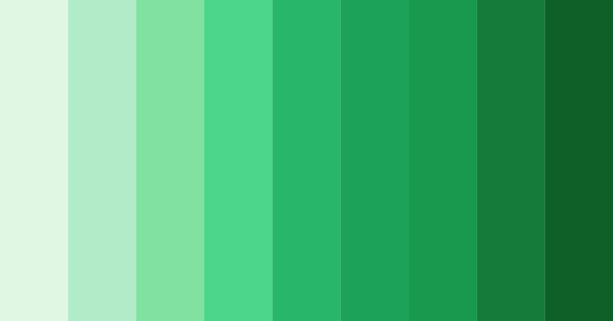 Download green nature color palette PNG image (landscape)