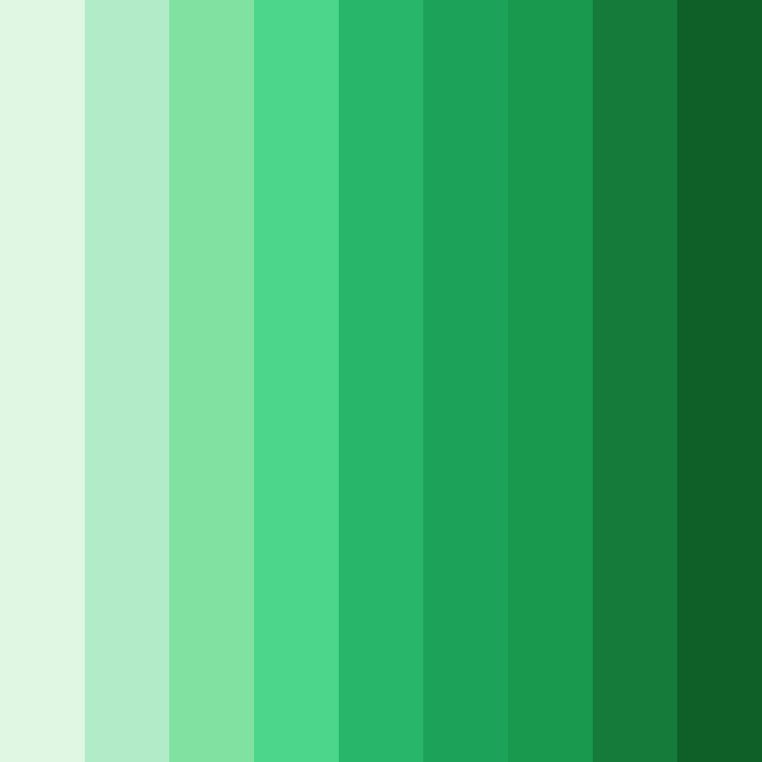 Download green nature color palette PNG image (square)