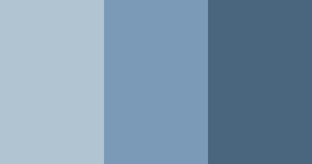 Download blue grey shades color palette PNG image (landscape)