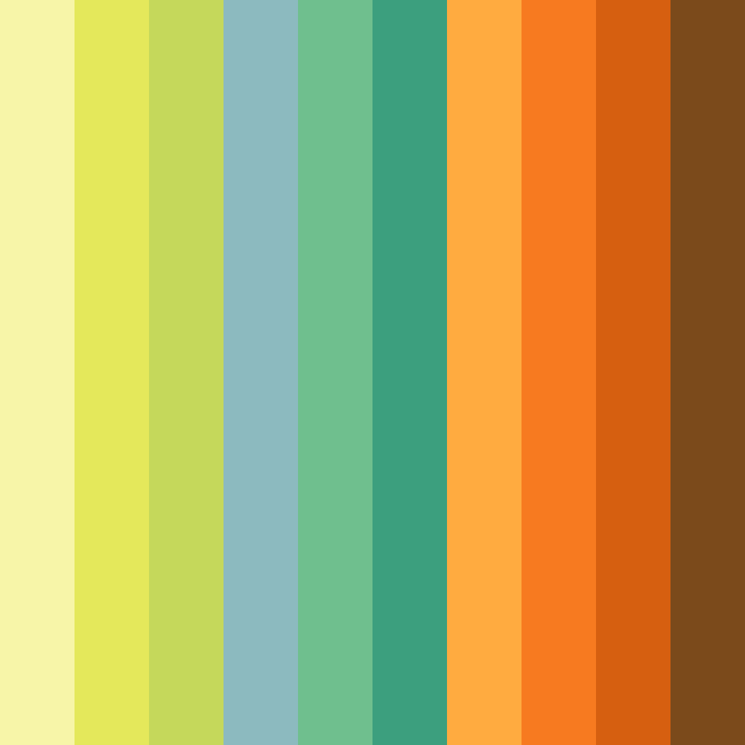 Download spring awakening color palette PNG image (square)