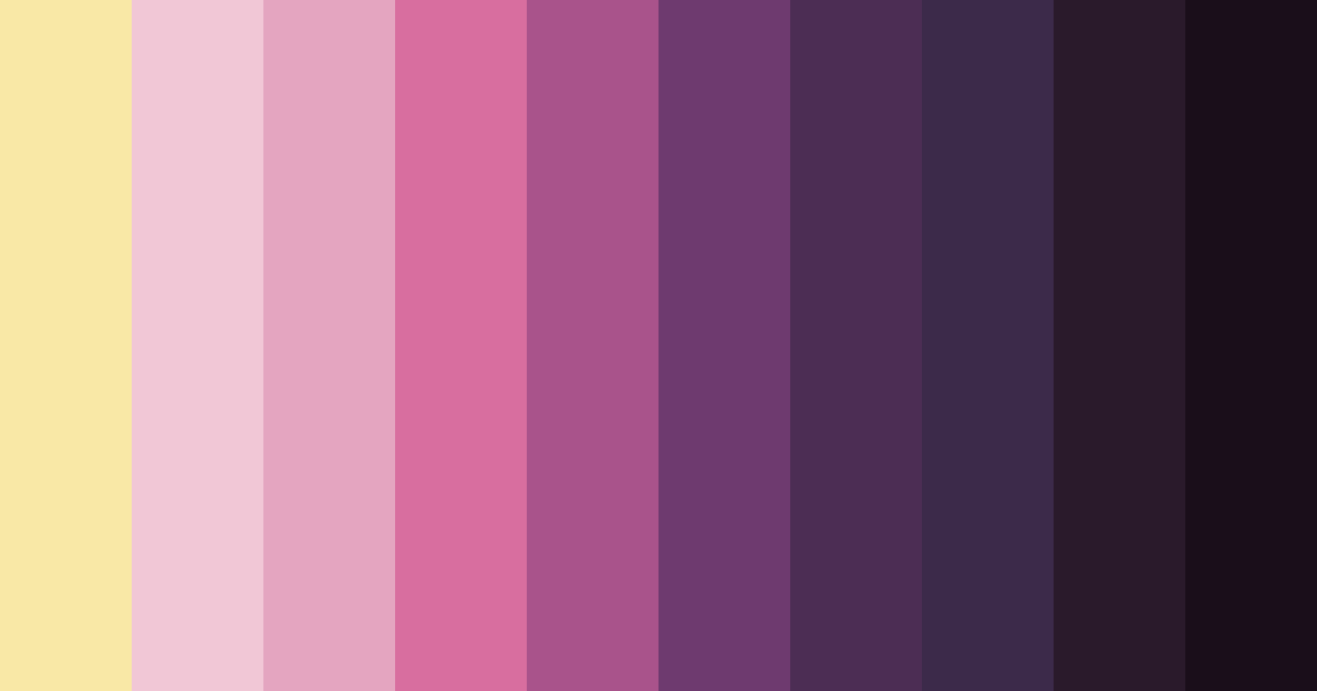 Download blooming reverie color palette PNG image (landscape)