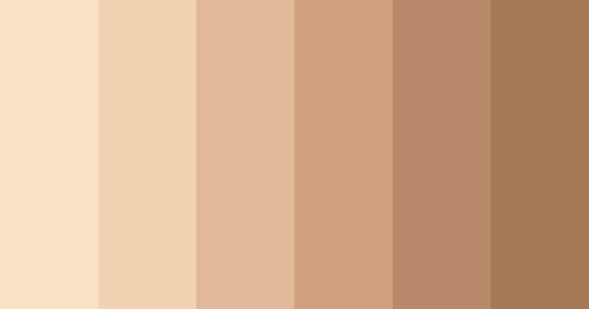 Download beige elegance color palette PNG image (landscape)