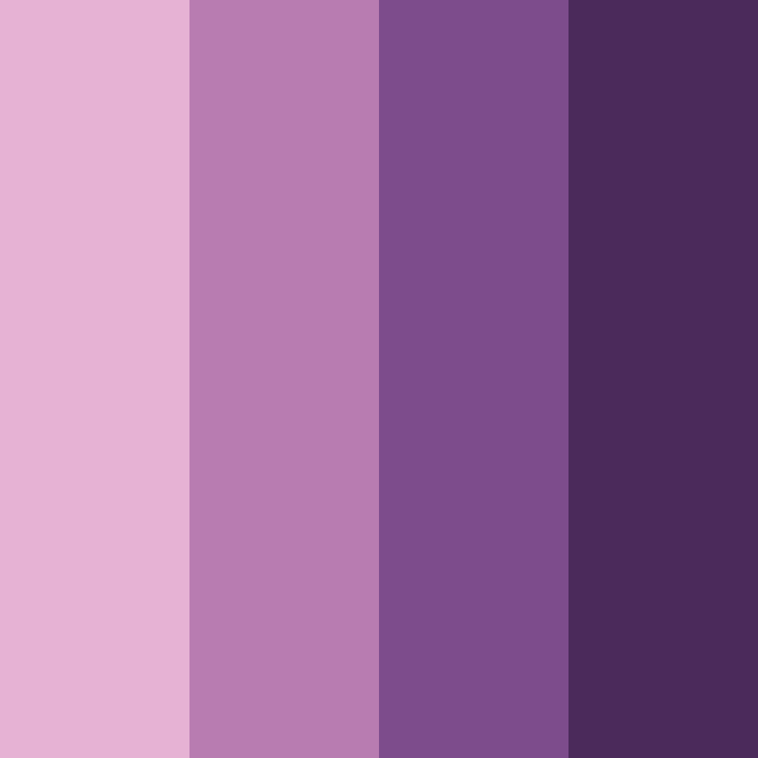 Download mystical orchid dream color palette PNG image (square)