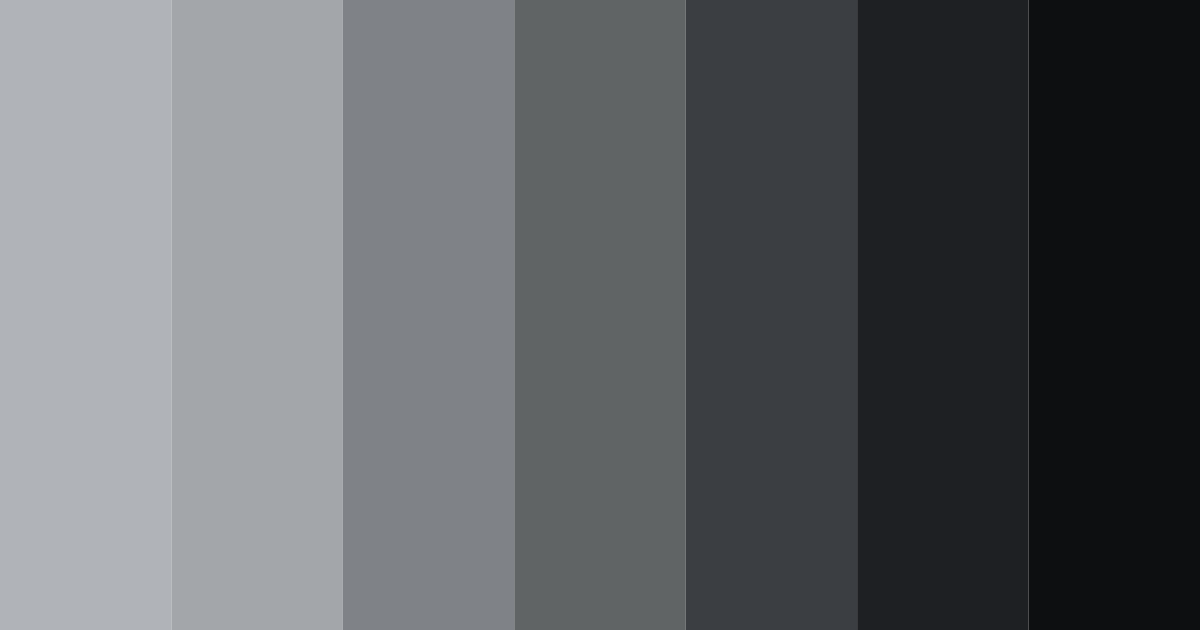 Download charcoal shades color palette PNG image (landscape)