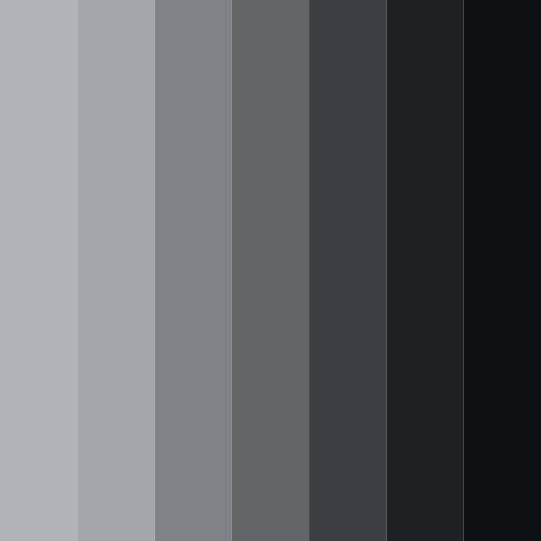 Download charcoal shades color palette PNG image (square)