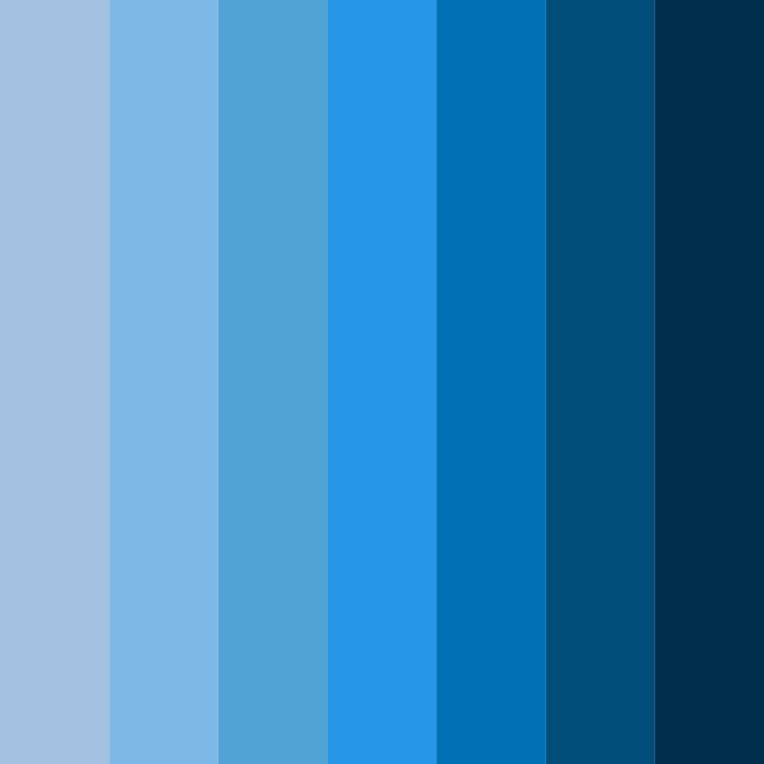 Download blue sky color palette PNG image (square)