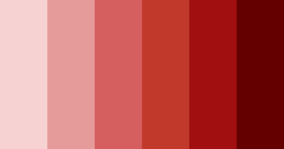 Download dark red delight color palette PNG image (landscape)