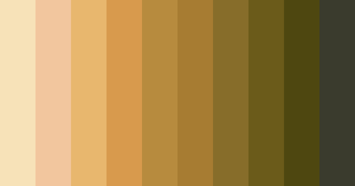 Download champagne gold elegance color palette PNG image (landscape)