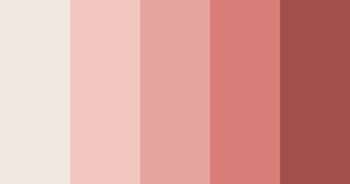 Download rosey shades color palette PNG image (landscape)