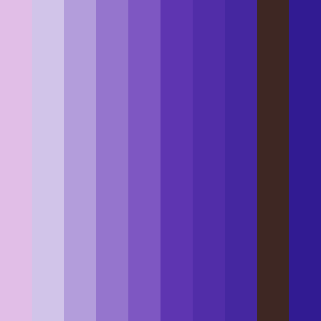 Download shades of plum color palette PNG image (square)