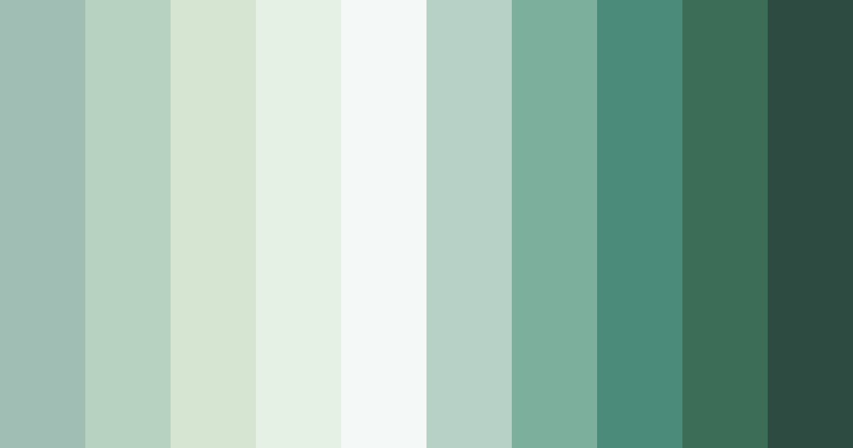 Download serene forest whisper color palette PNG image (landscape)