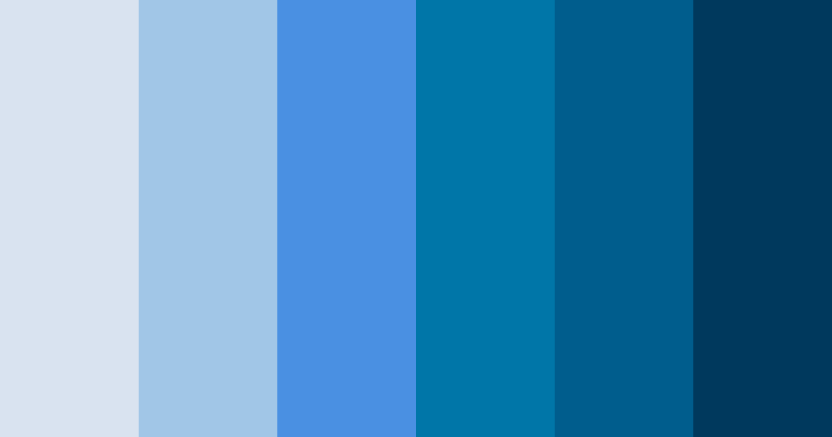 Download corporate calm color palette PNG image (landscape)