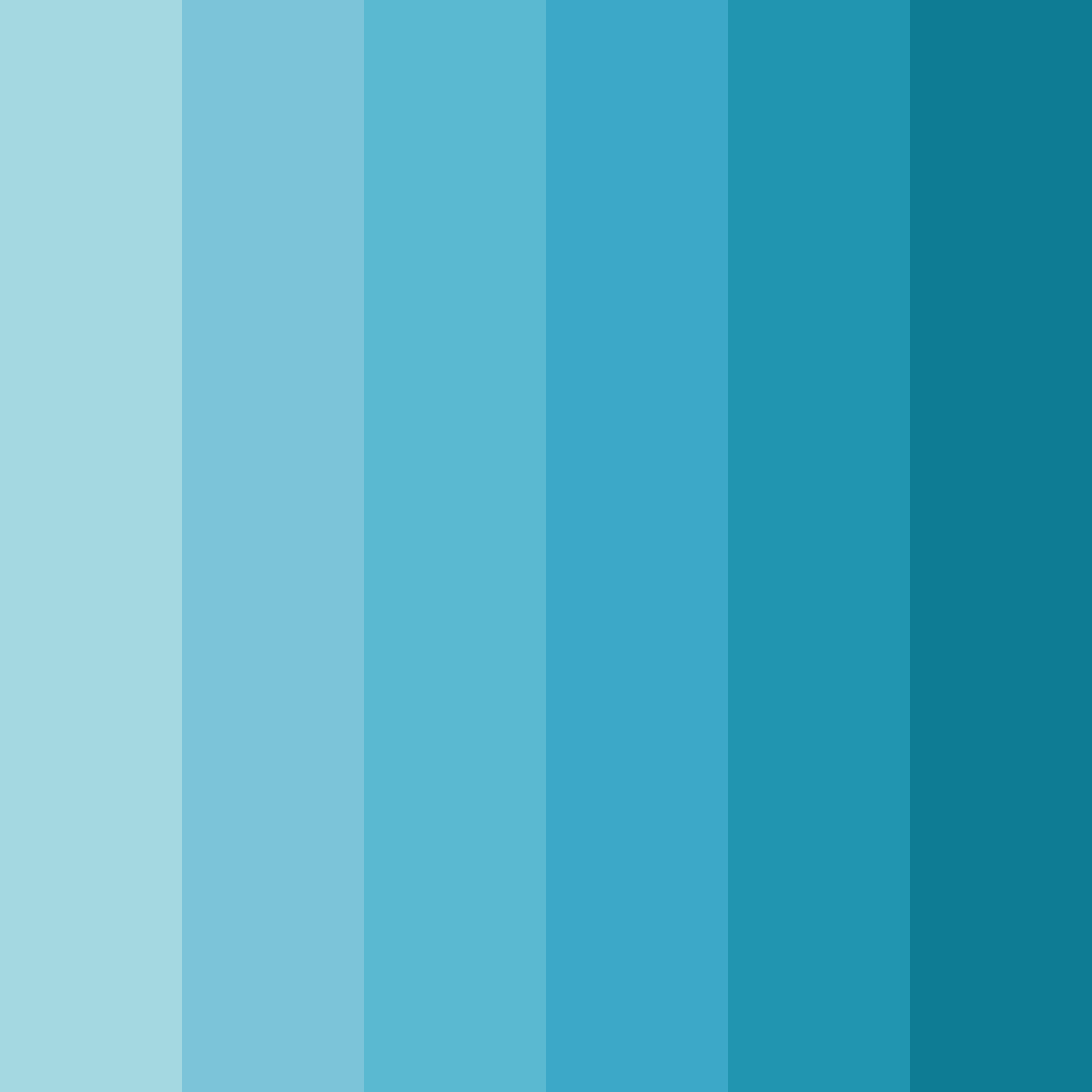Download aqua enchantment color palette PNG image (square)