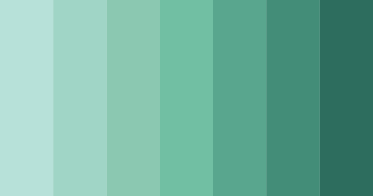 Download tropical serenity color palette PNG image (landscape)