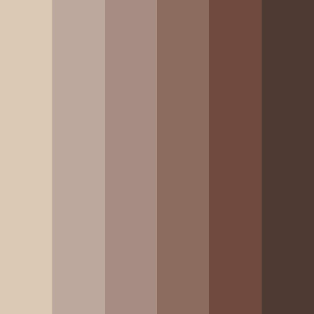 Download warm taupe color palette PNG image (square)