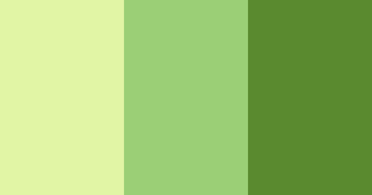 Download young green dream color palette PNG image (landscape)
