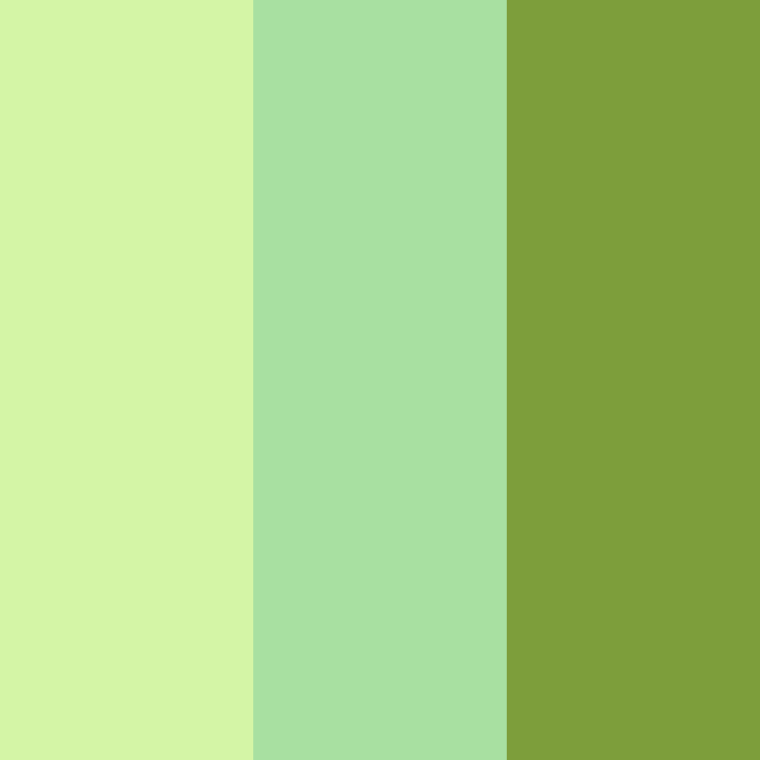 Download bright green color palette PNG image (square)