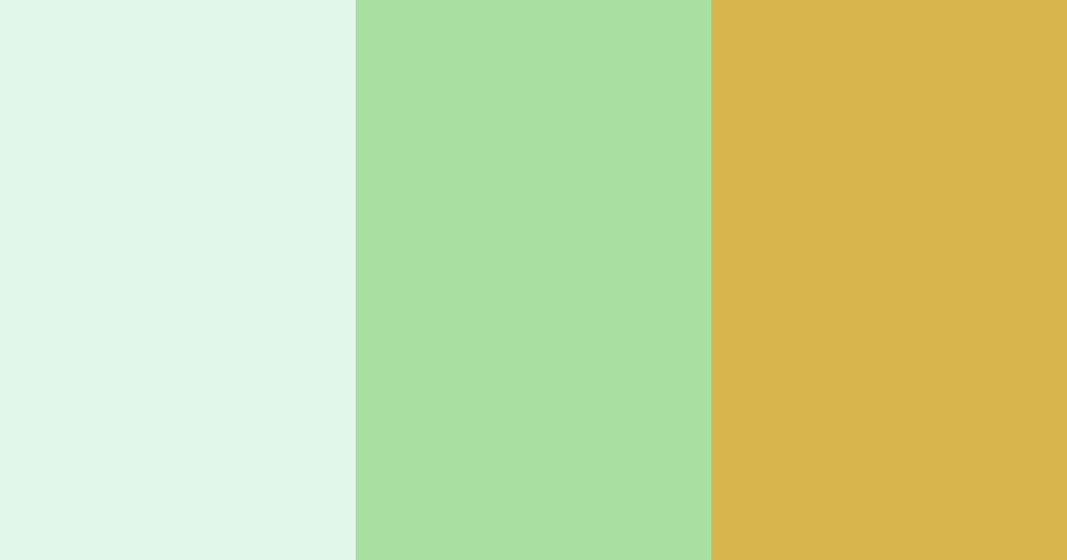 Download young green gold color palette PNG image (landscape)