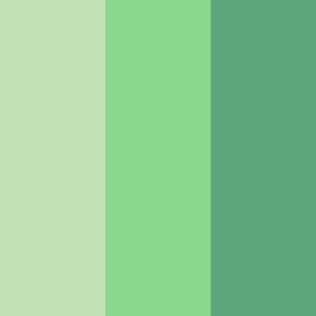 Download bright green color palette PNG image (square)