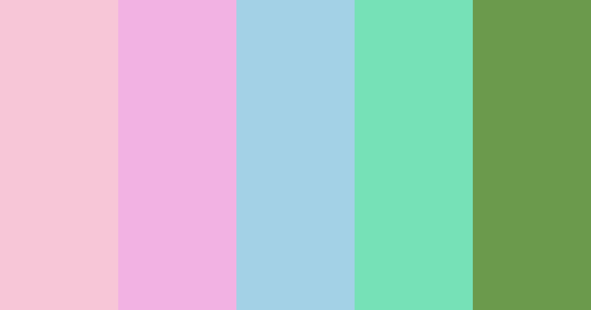 Download pastel pink and blue color palette PNG image (landscape)