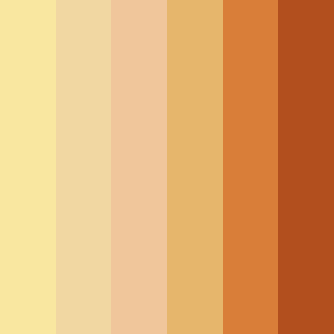 Download sunny orange color palette PNG image (square)