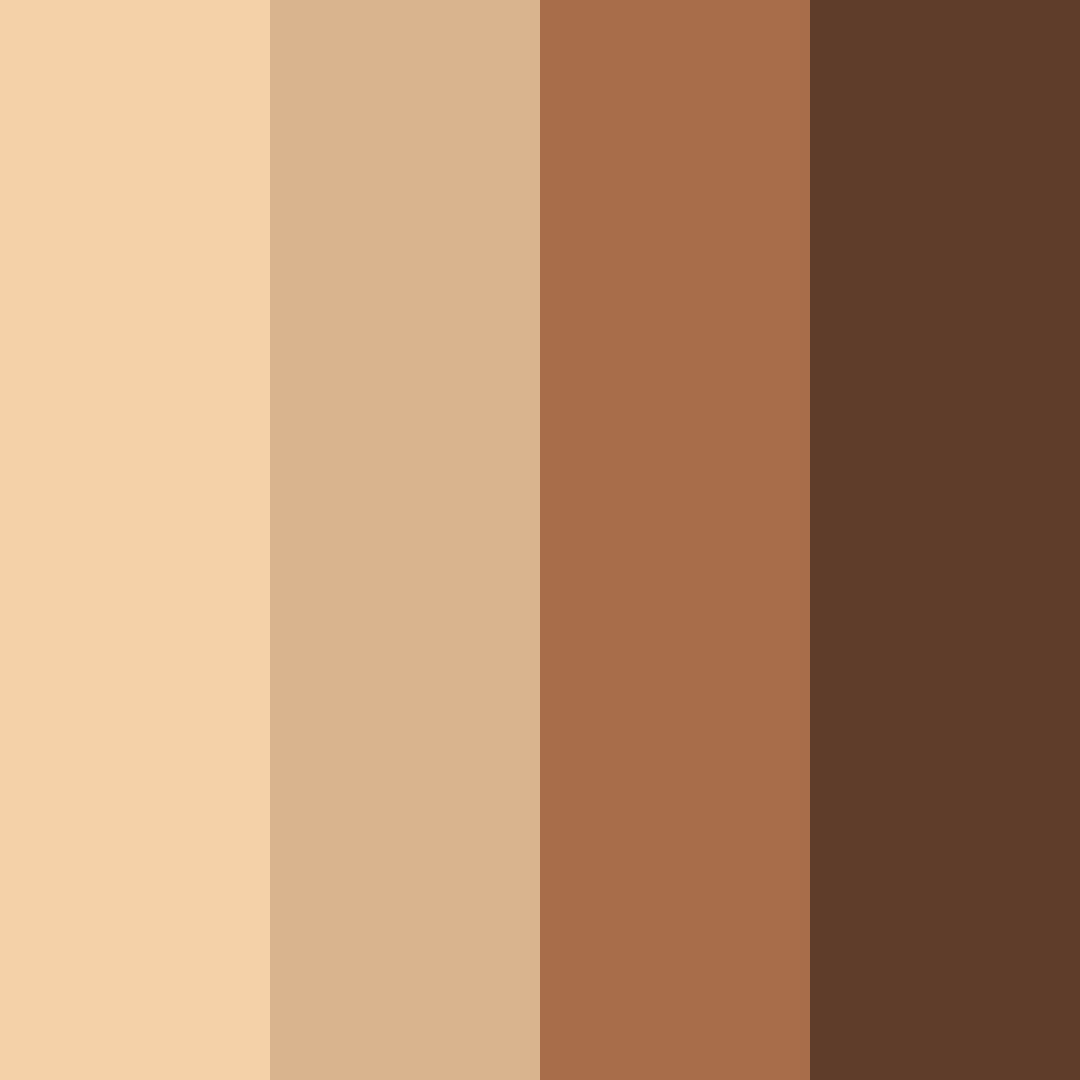 Download sweet leather symphony color palette PNG image (square)