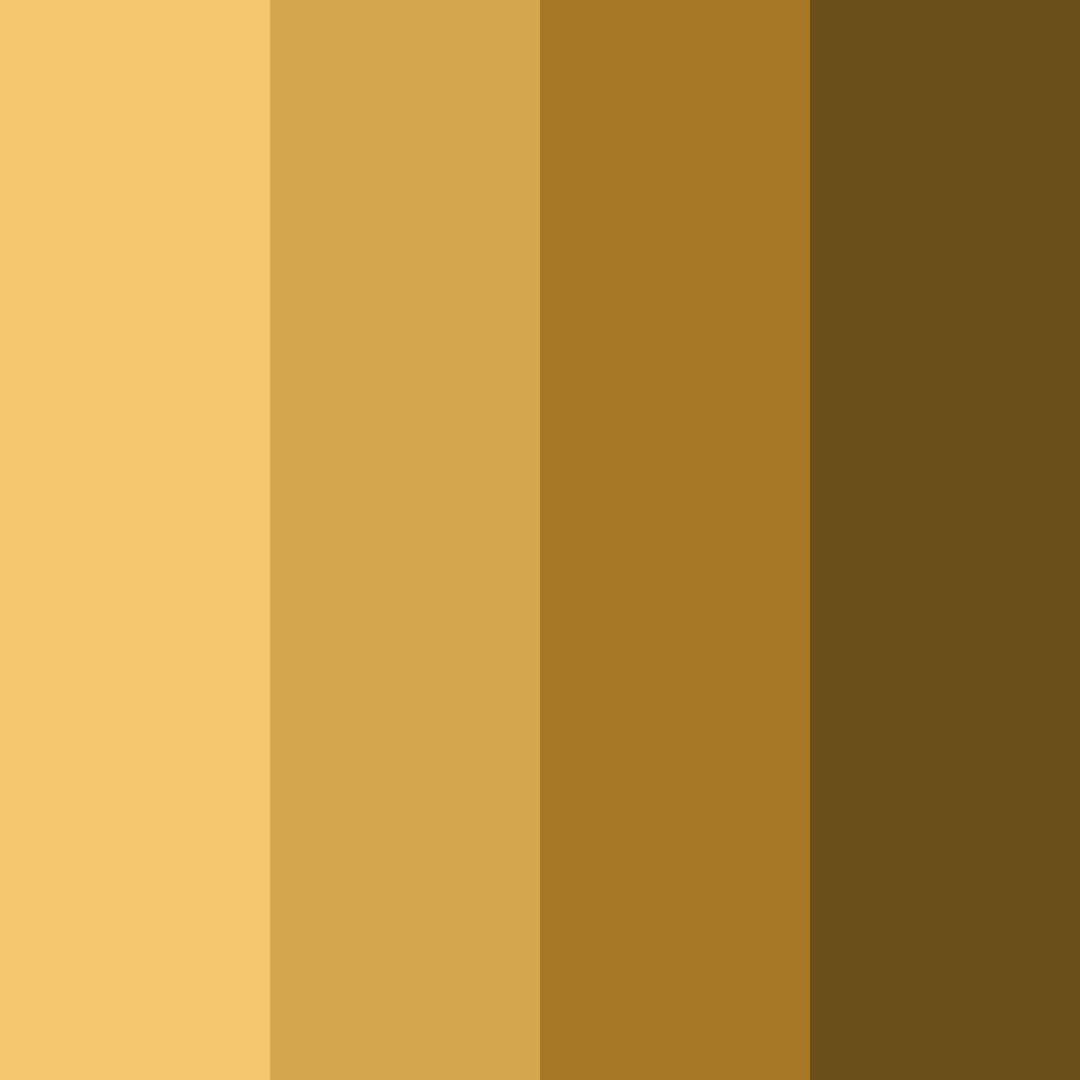 Download amber wood color palette PNG image (square)