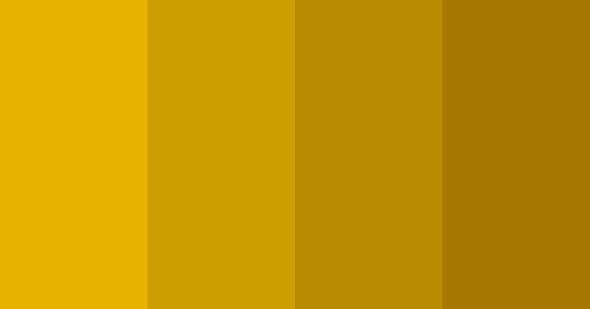 Download warm ochre color palette PNG image (landscape)