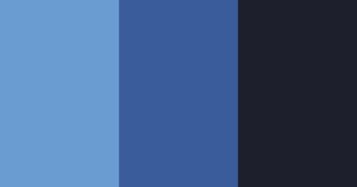 Download blue night color palette PNG image (landscape)