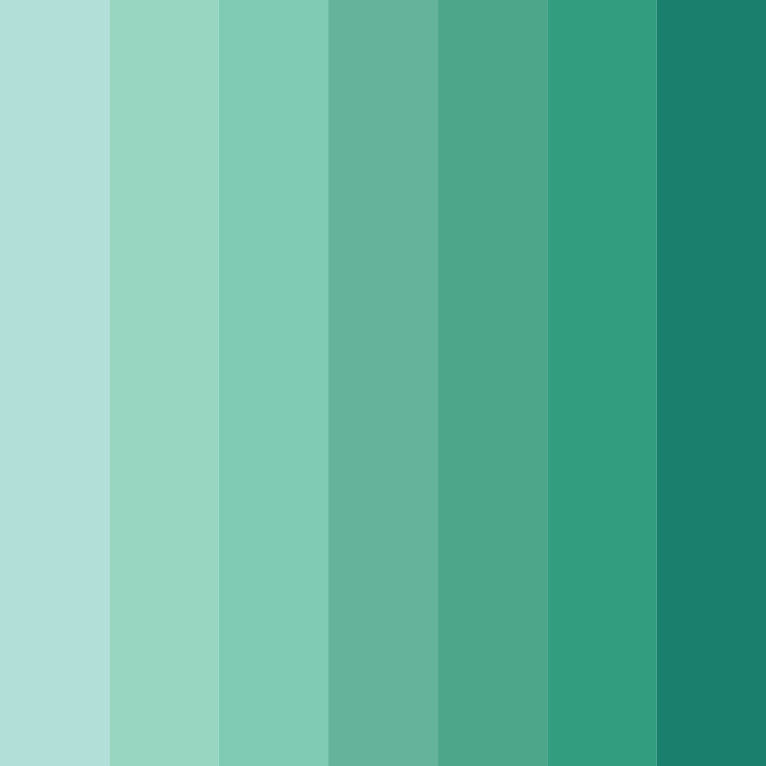 Download aqua oasis color palette PNG image (square)