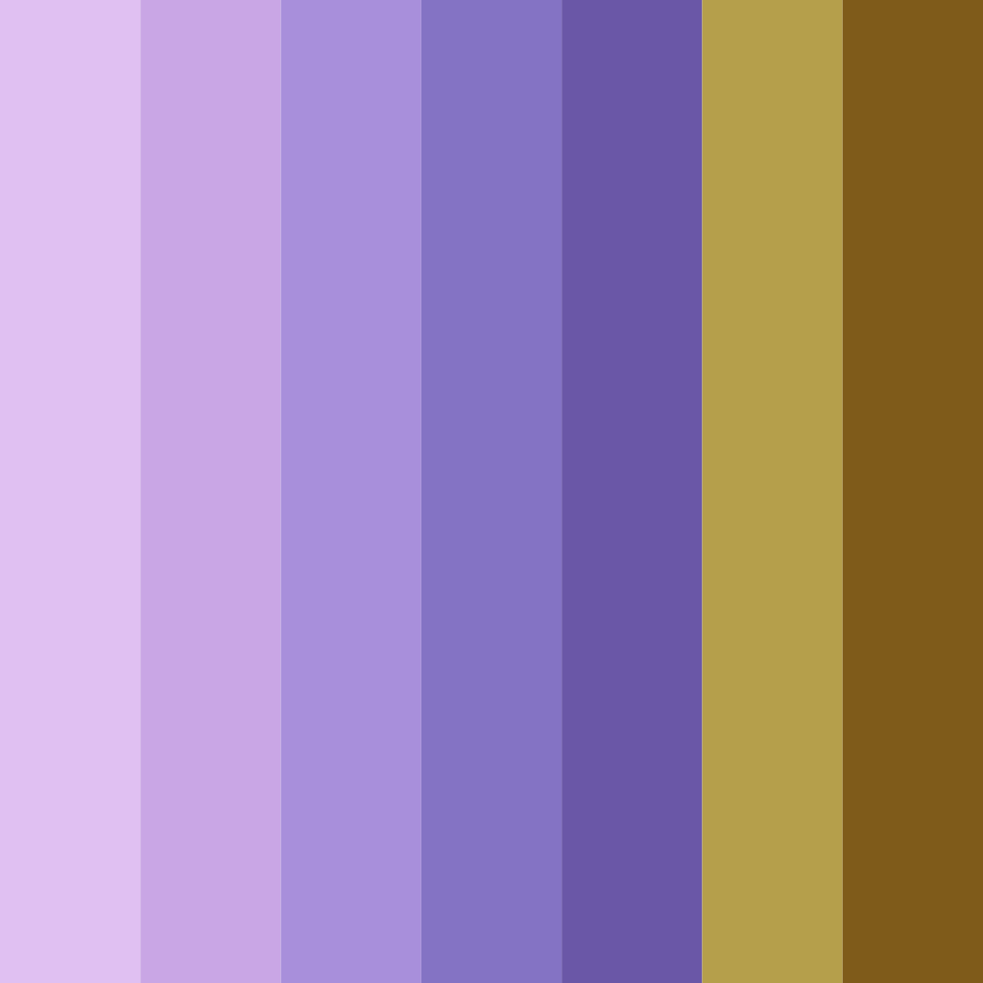 Download purple and gold elegance color palette PNG image (square)