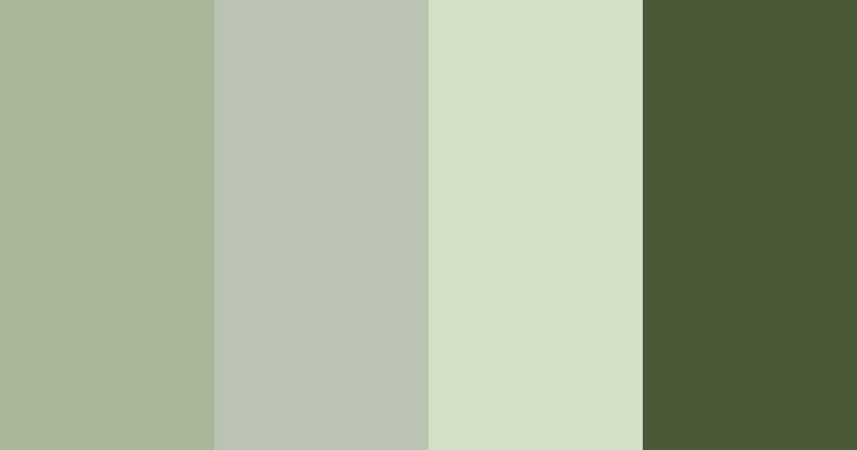 Download whispering pines color palette PNG image (landscape)