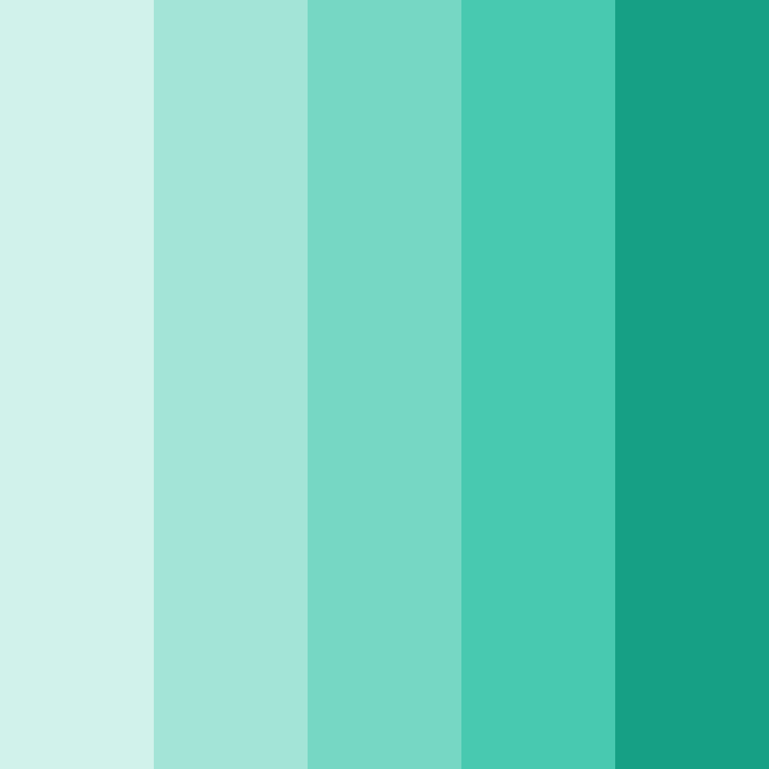 Download teal medical color palette PNG image (square)