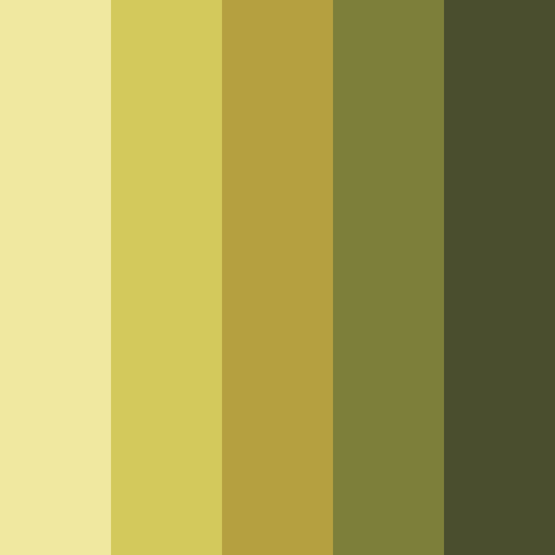 Download sunlit sage color palette PNG image (square)