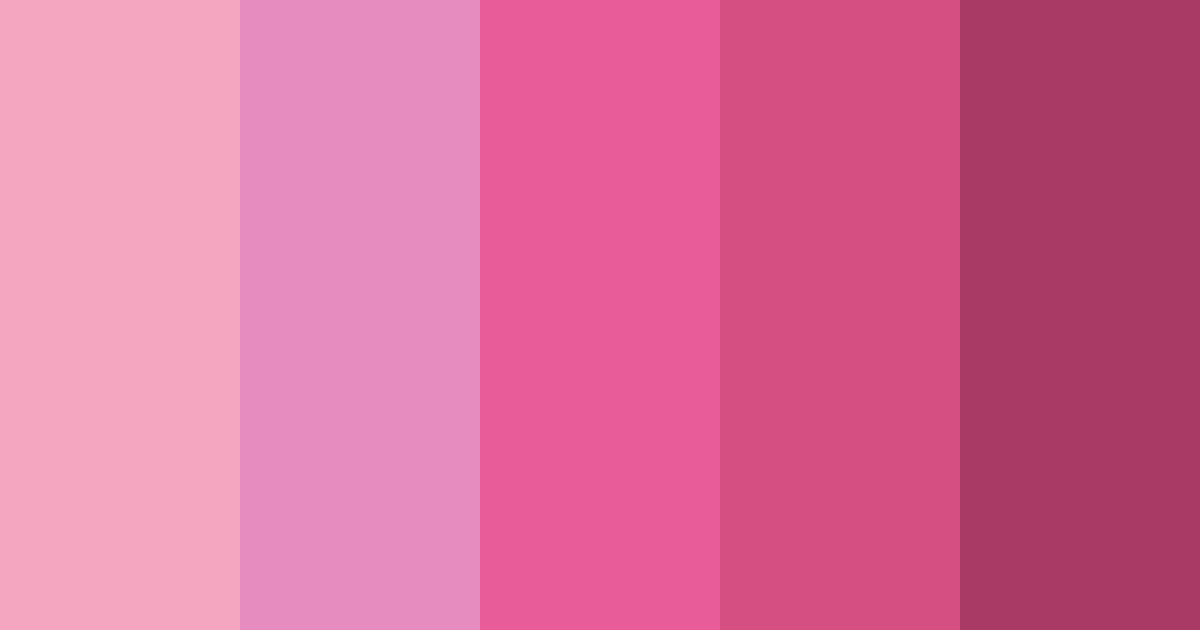 Download pink shades color palette PNG image (landscape)