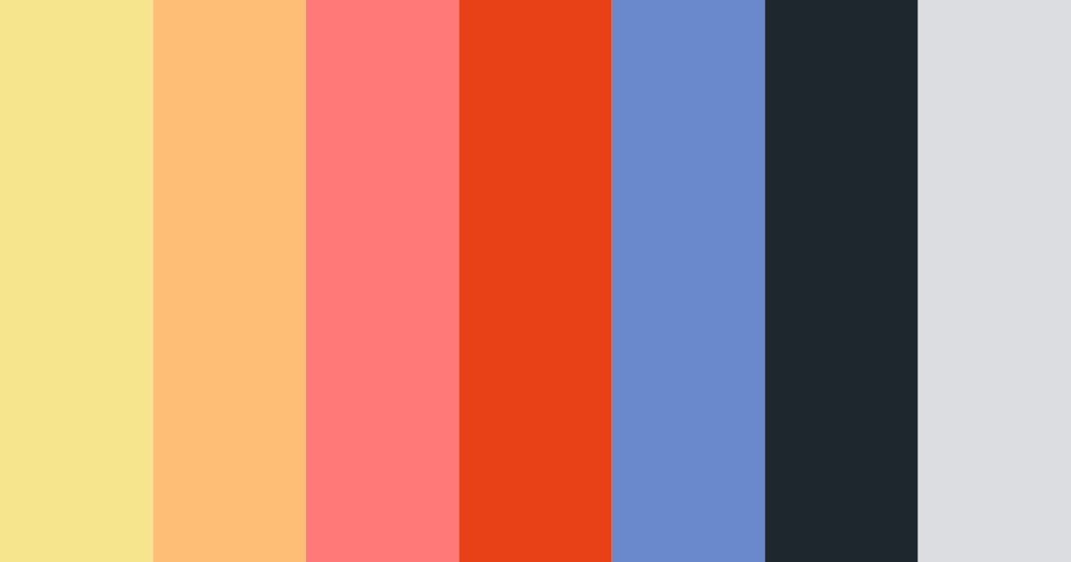 Download sunset serenade color palette PNG image (landscape)