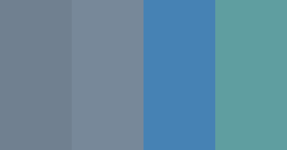 Download slate blue sea color palette PNG image (landscape)