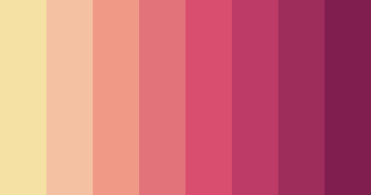 Download blossom serenade color palette PNG image (landscape)