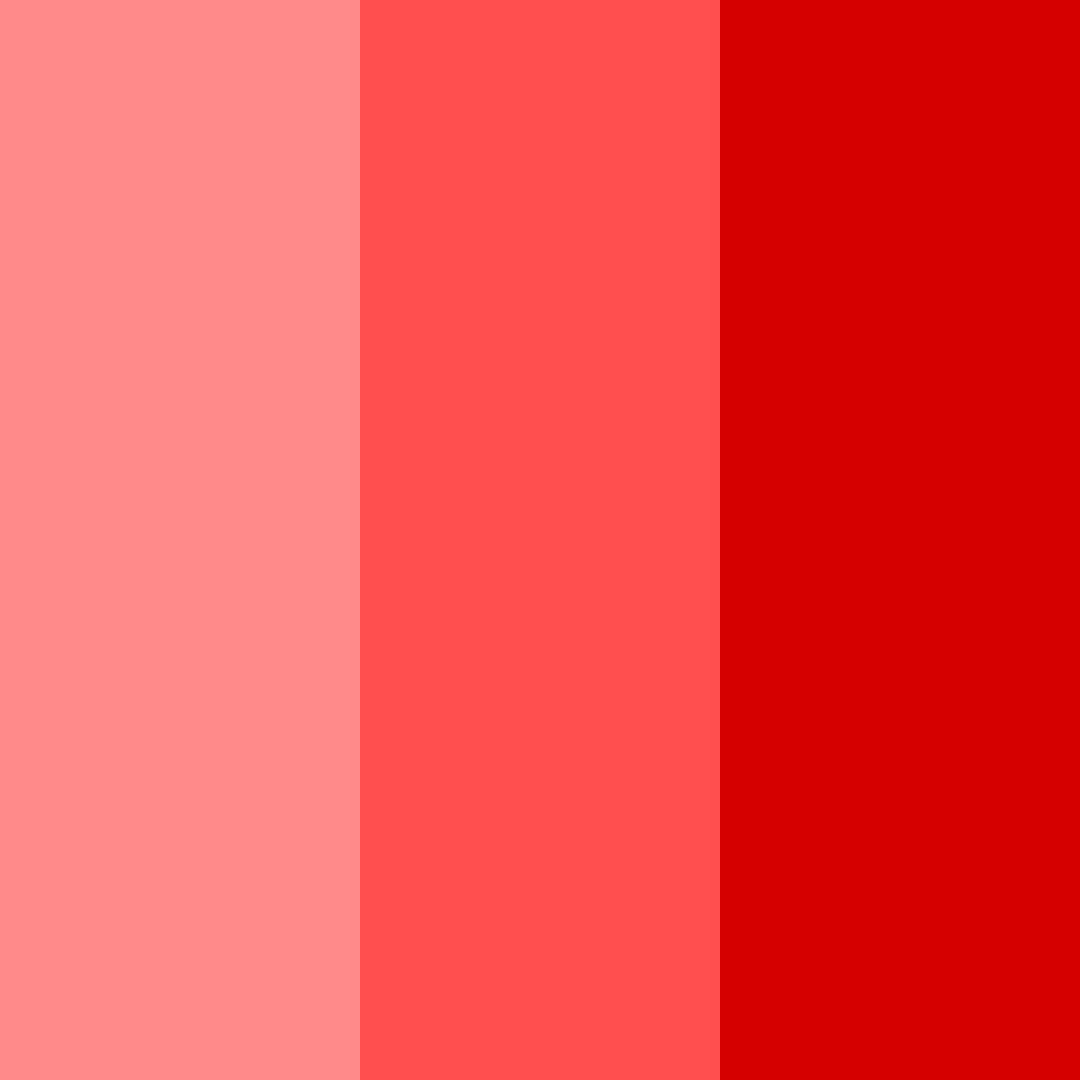 Download crimson sunrise color palette PNG image (square)