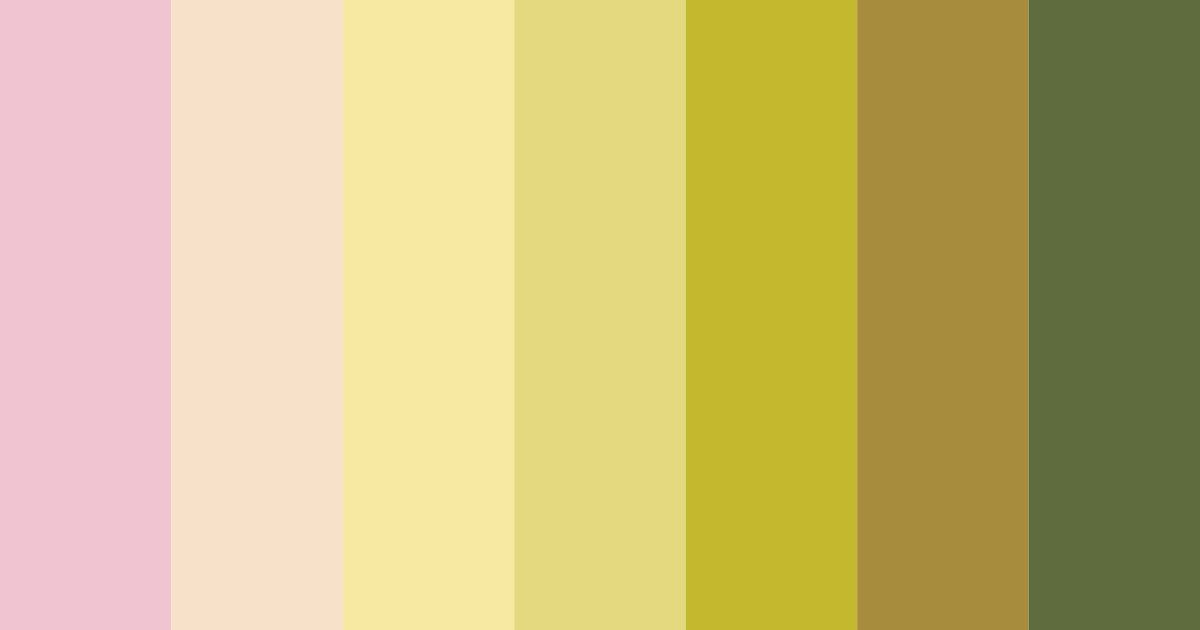 Download yellow meadow color palette PNG image (landscape)