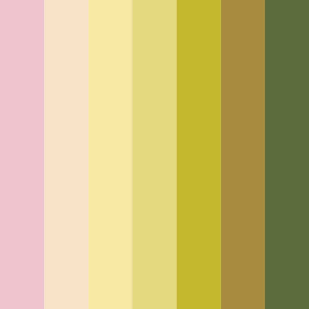 Download yellow meadow color palette PNG image (square)