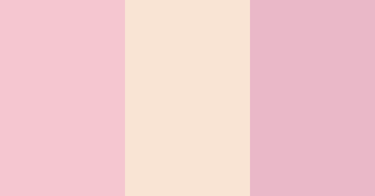 Download pink strawberry vanilla color palette PNG image (landscape)