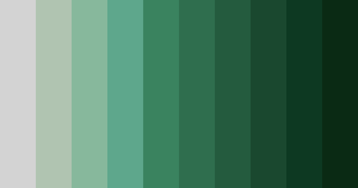 Download gray and green harmony color palette PNG image (landscape)