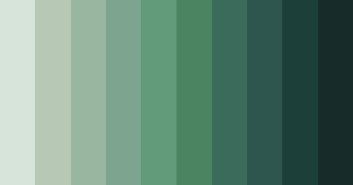 Download mossy elegance color palette PNG image (landscape)