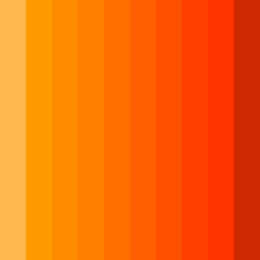 Download citrus sunset color palette PNG image (square)