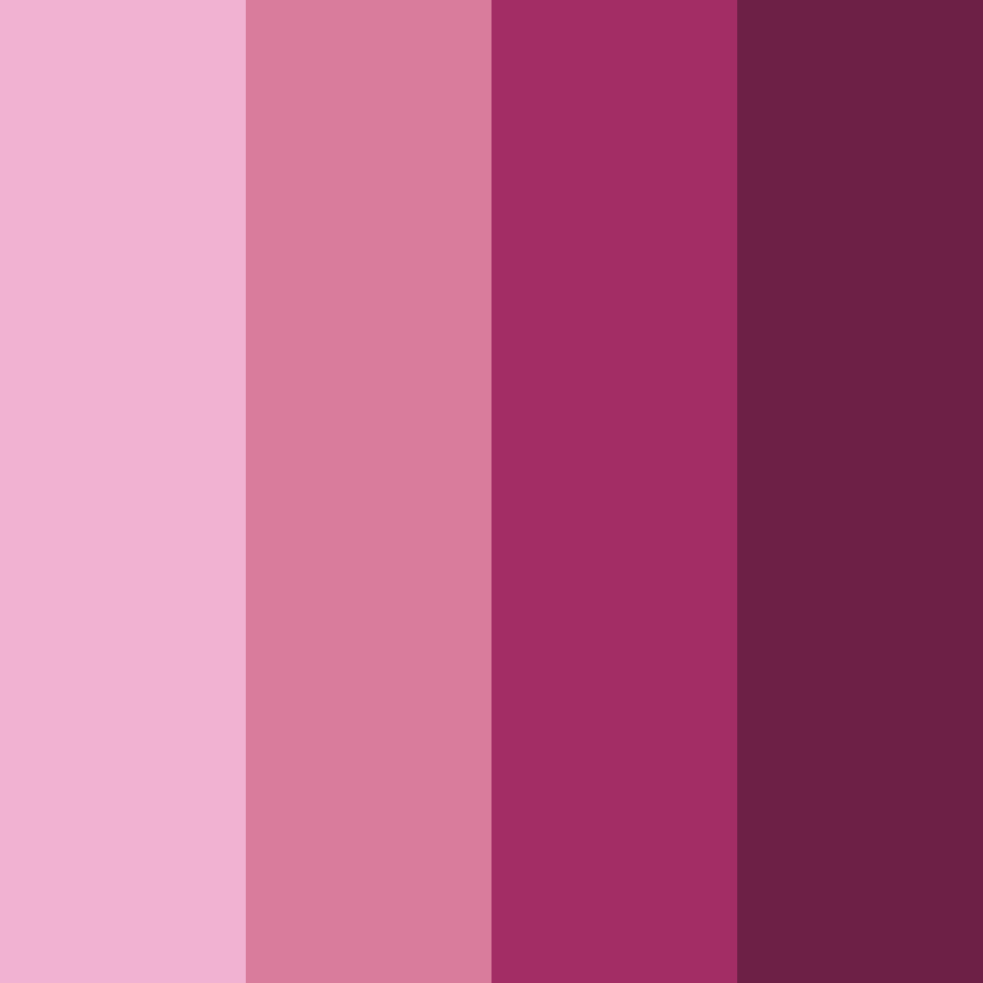 Download pink shades color palette PNG image (square)