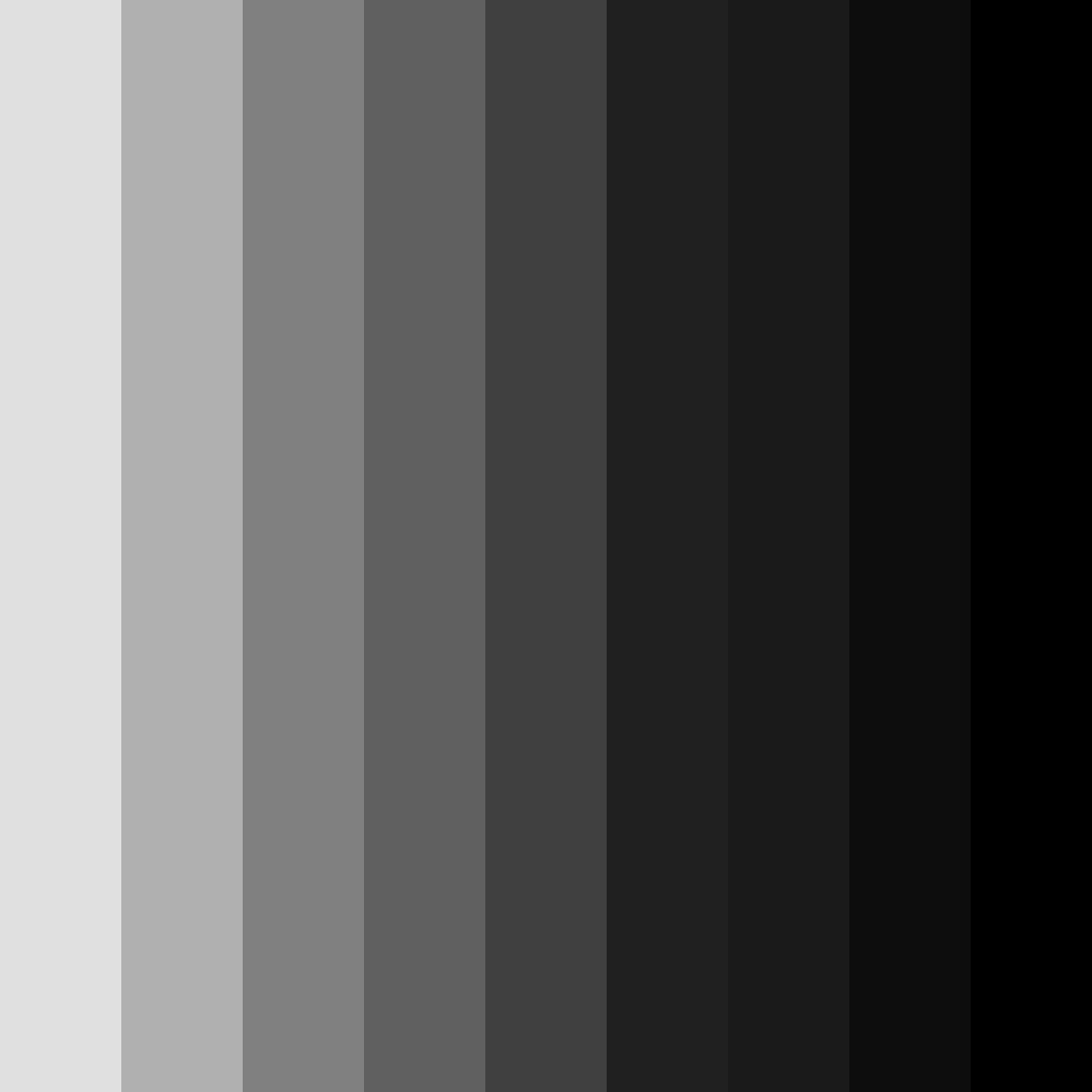 Download shades of shadow color palette PNG image (square)