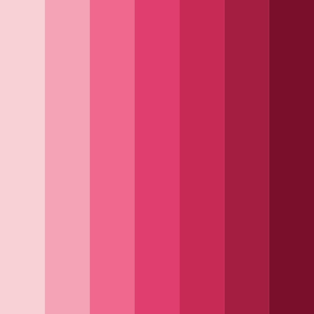 Download light pink shades color palette PNG image (square)